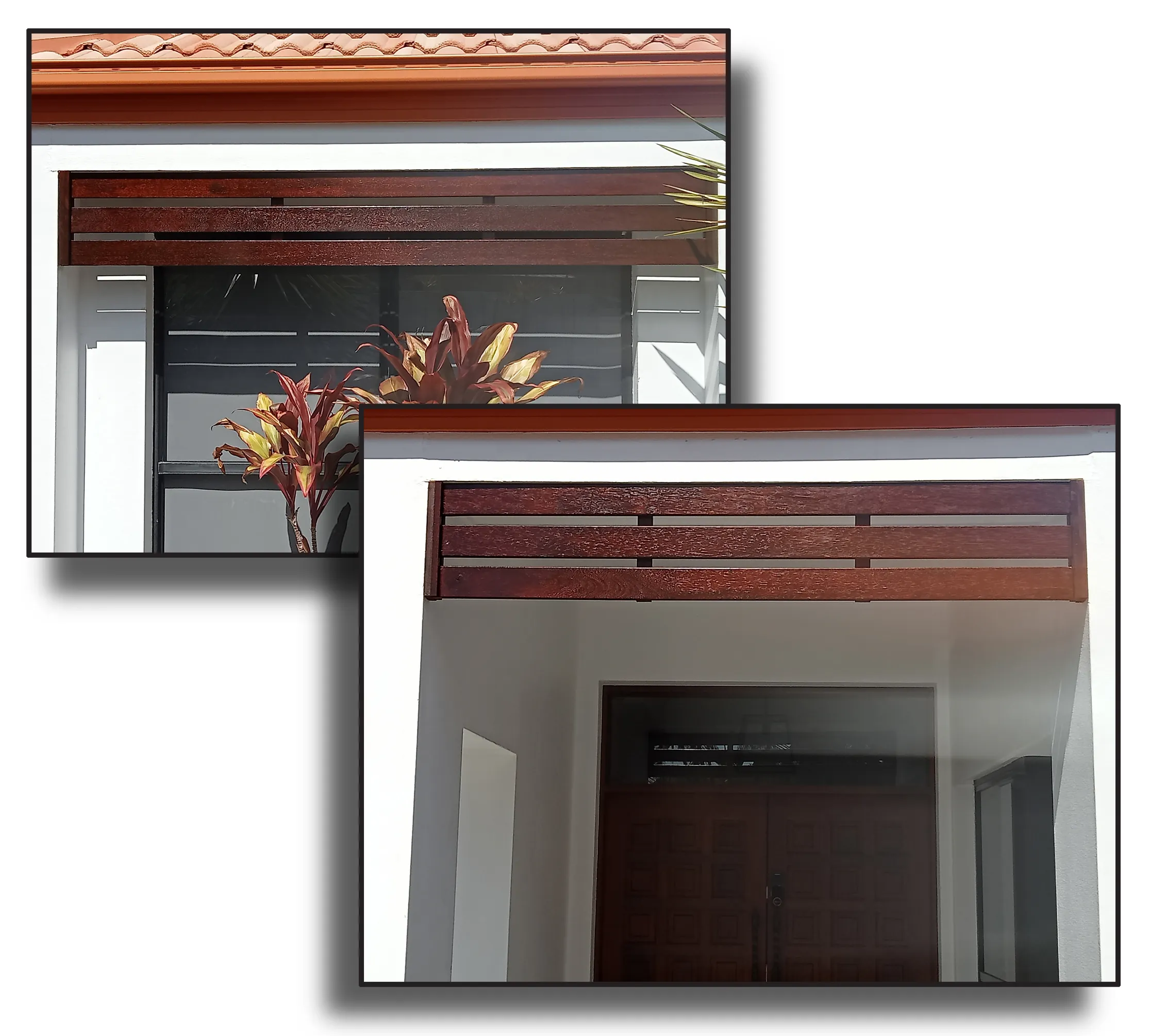 Renovated home facade on the Gold Coast with fresh weatherboard exterior